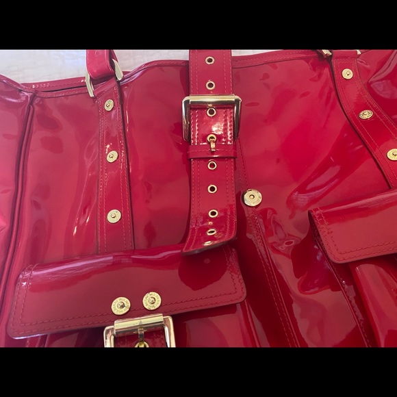 Mulberry London Roxanne Bright Red Bag - Picture 8 of 13